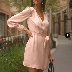 Silk light pink classy‎ Nordstrom dress